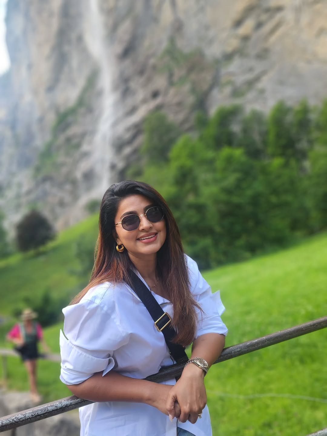 Actress Sneha Recent Tour With Her Family To Paris Photos