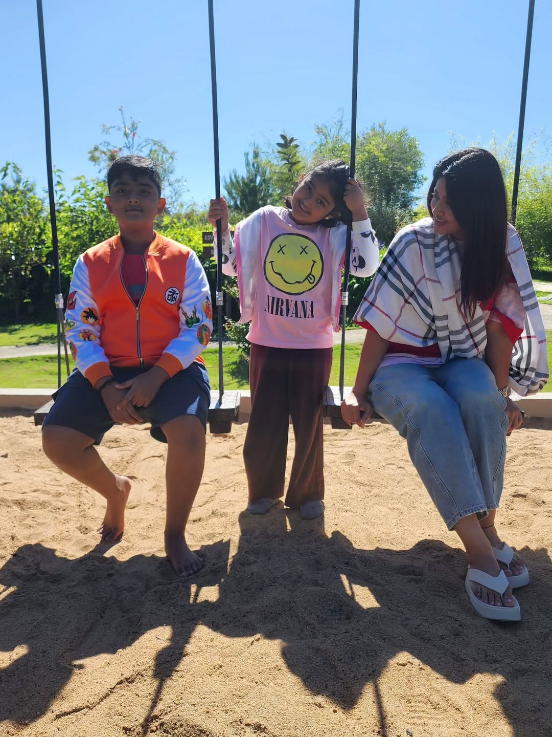 Actress Sneha Recent Tour With Her Family To Paris Photos