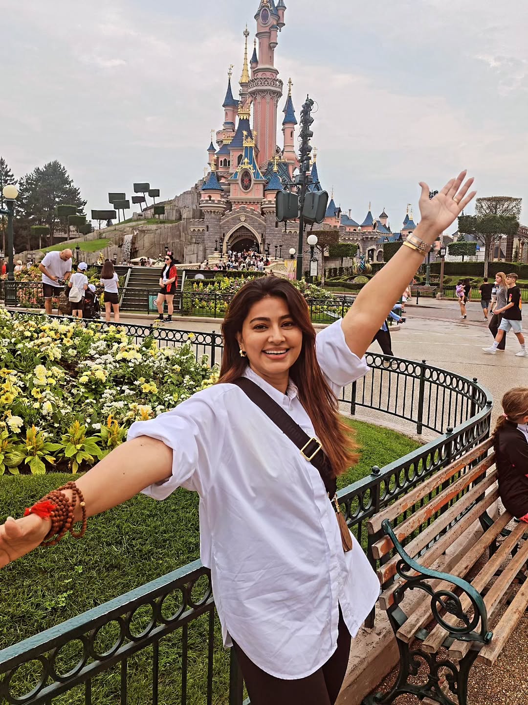 Actress Sneha Recent Tour With Her Family To Paris Photos