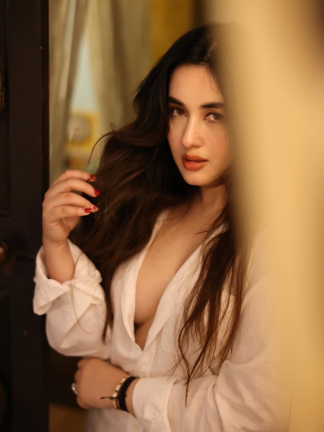 Aditi Budhathoki radiates effortless elegance with playful confidence