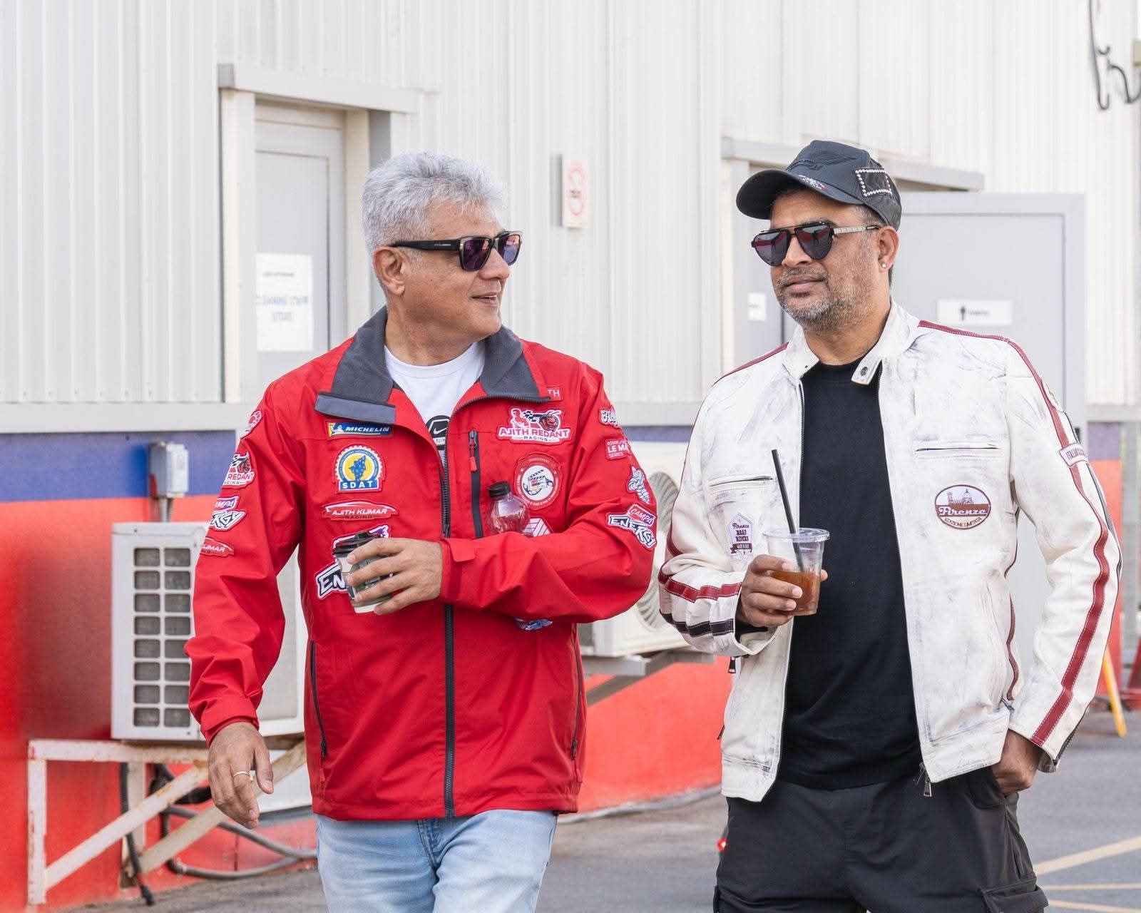 Ajith and Madhavan’s Dubai Meet Photos Go Viral Amid Racing Commitments