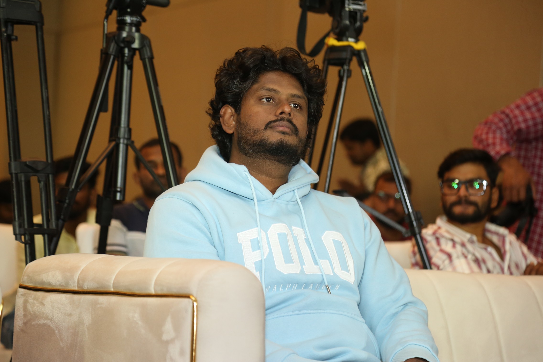 Director Maari at Anaganaga Oka Raju event