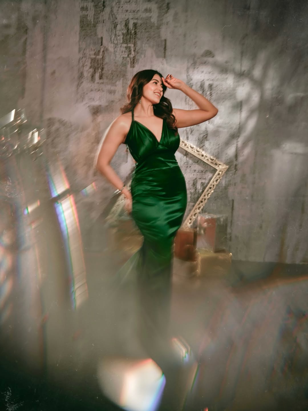 Anju Kurian making emerald green a powerful fashion mood