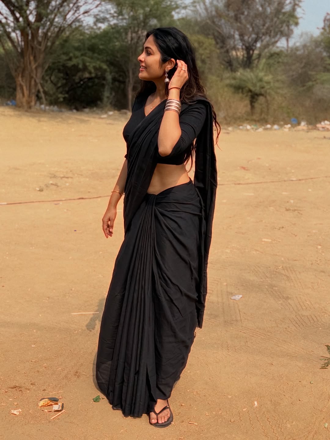 Divi Vadthya makes bold statement in black