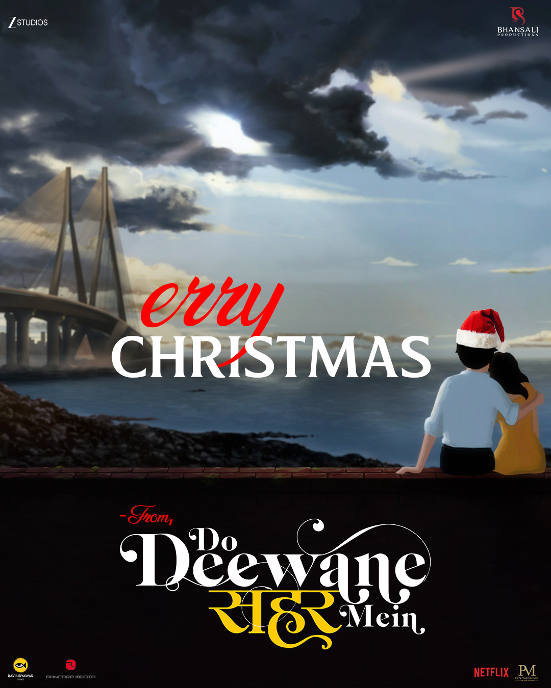 Do Deewane Seher Mein team Christmas greeting visual