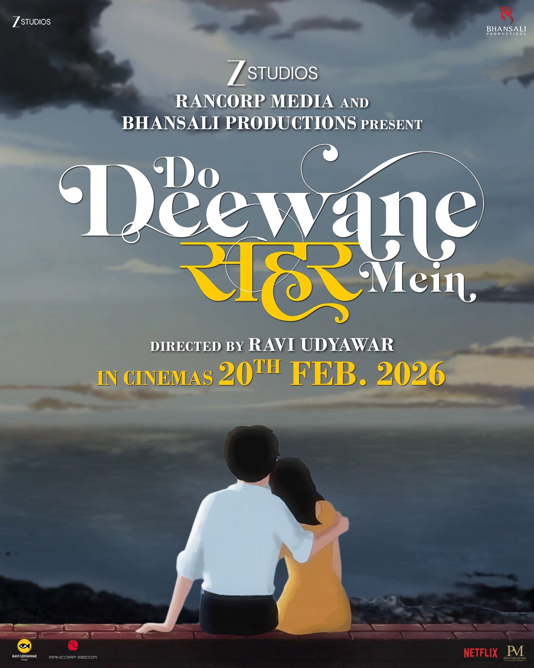 Do Deewane Seher Mein romantic film announcement visual