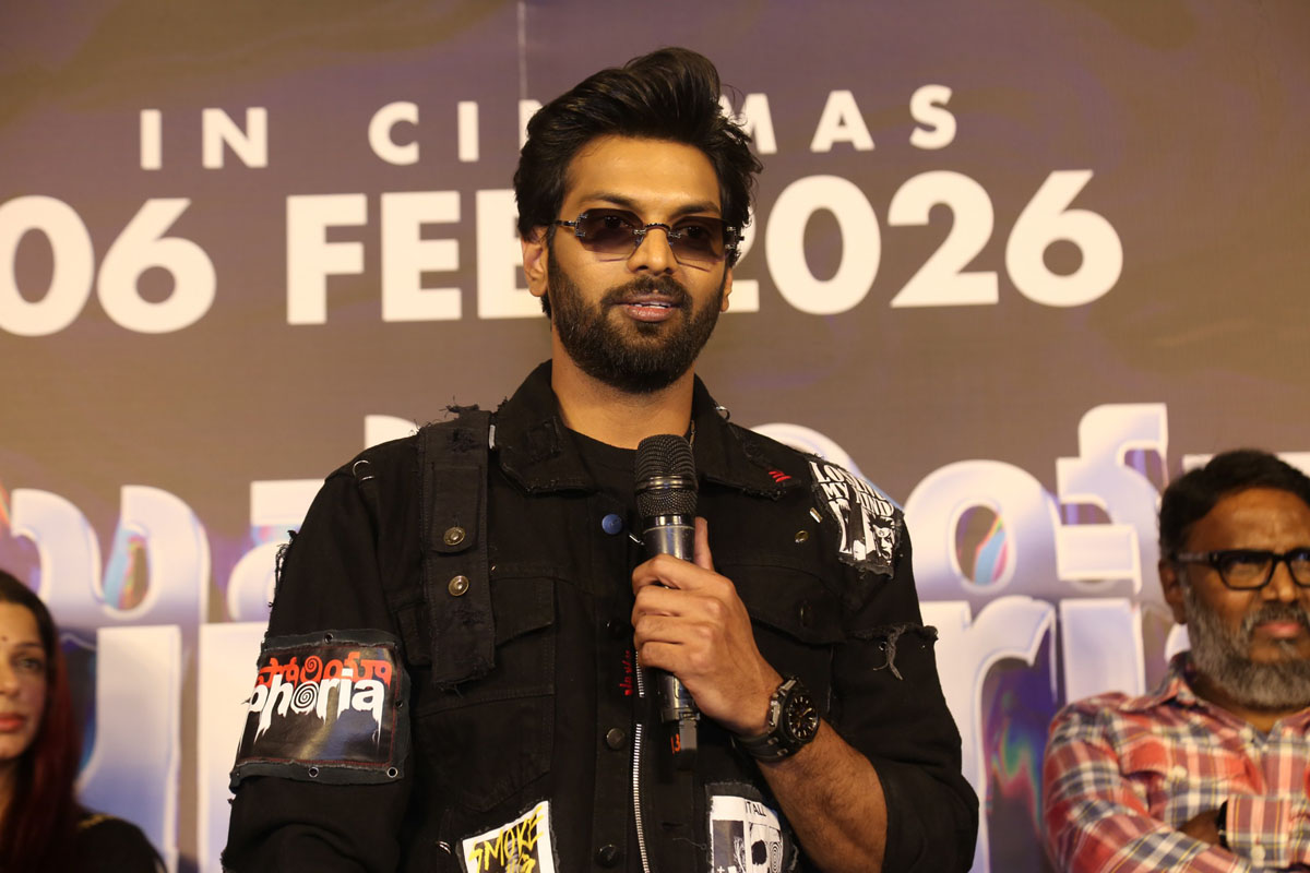 Prudhvi Addala addressing media at event