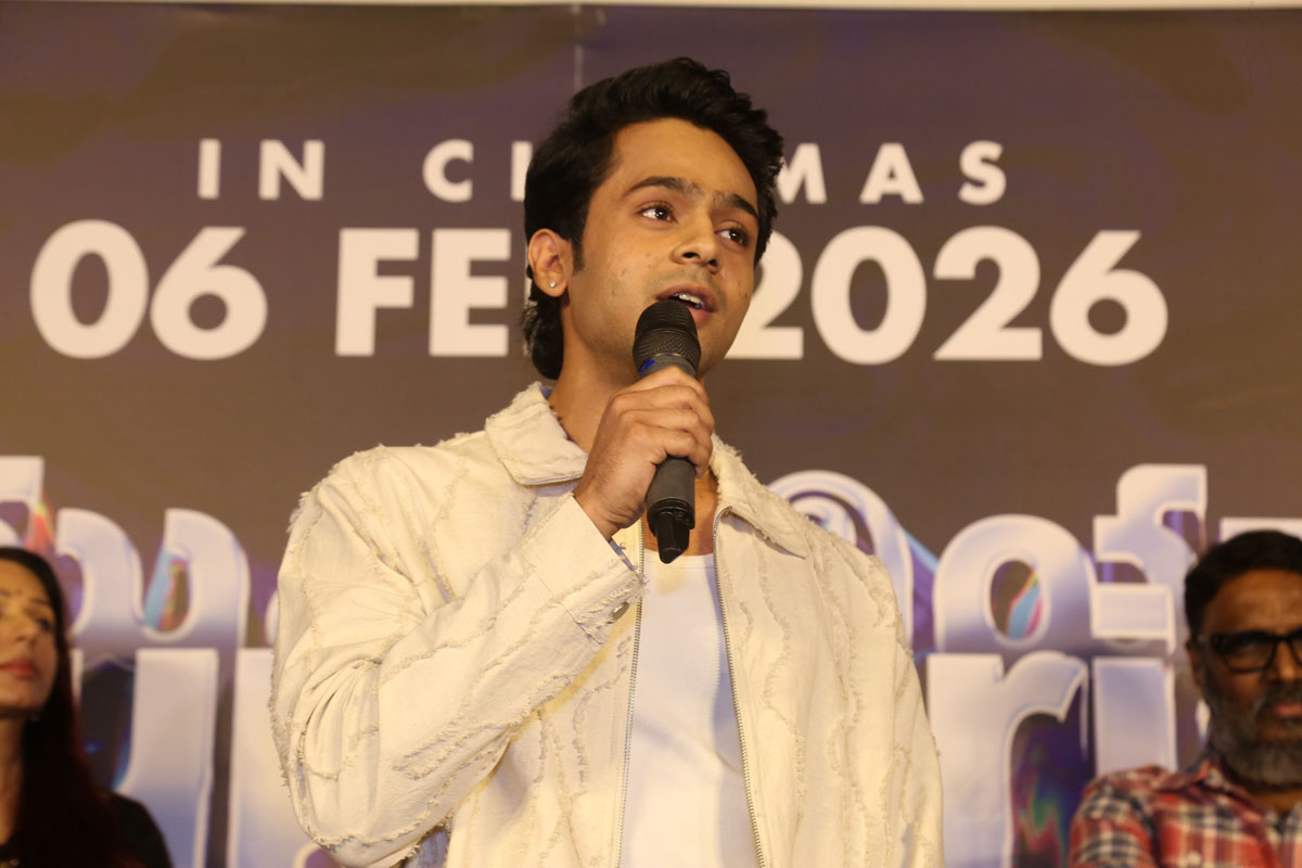 Vignesh Gavireddy speaking at Euphoria launch