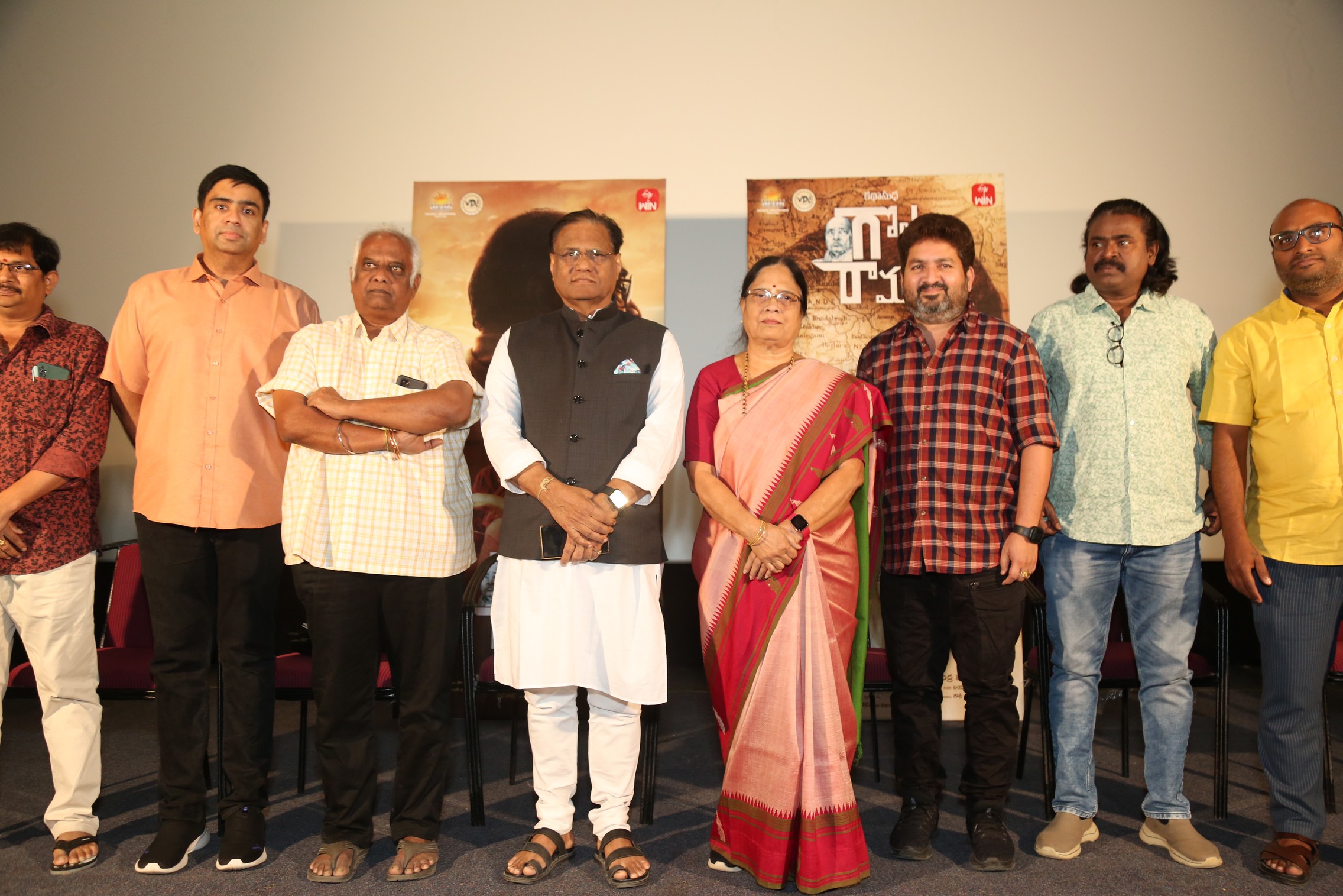 Film press meet group interaction with media