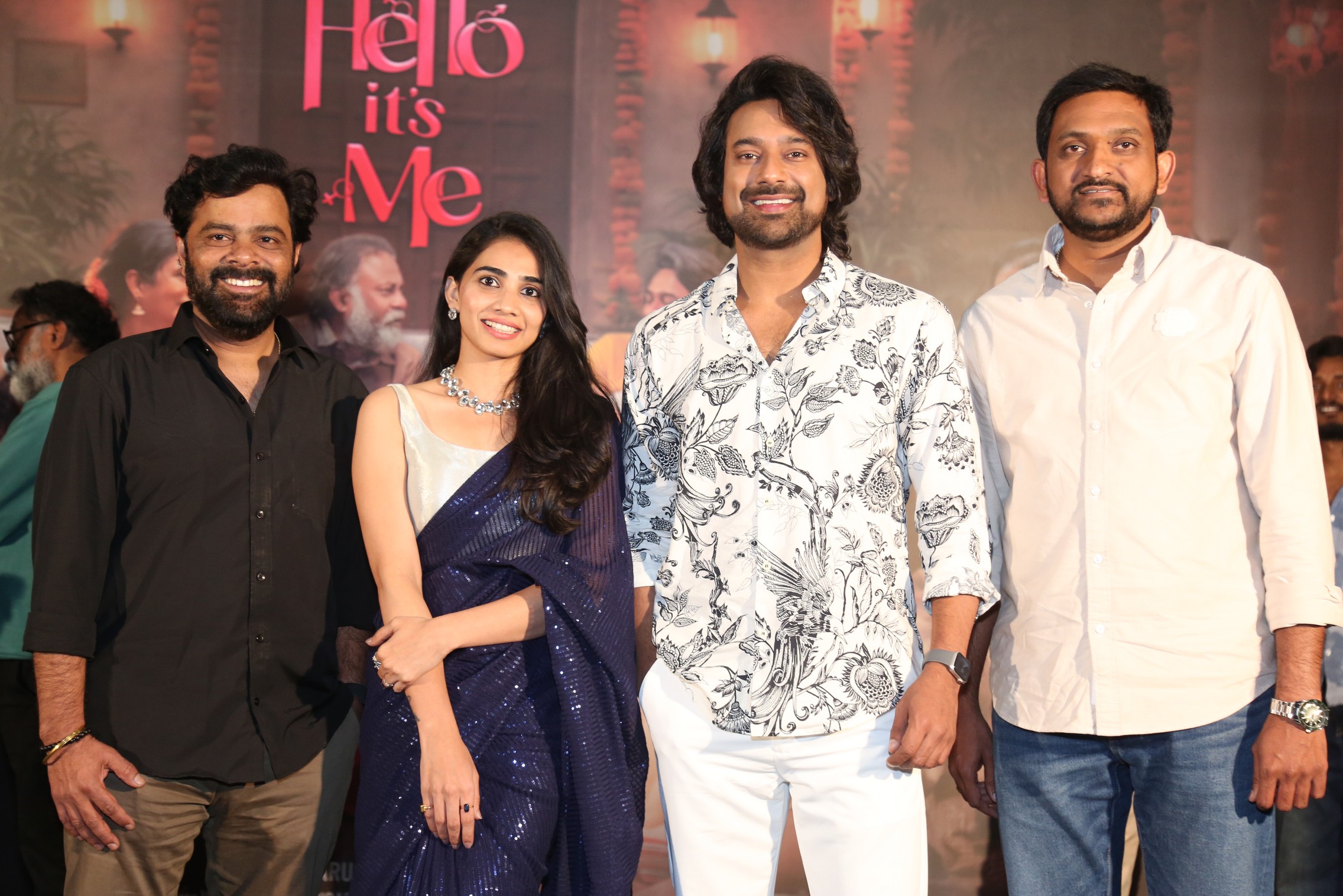 Shagna Sri Venun Varun Sandesh media pose