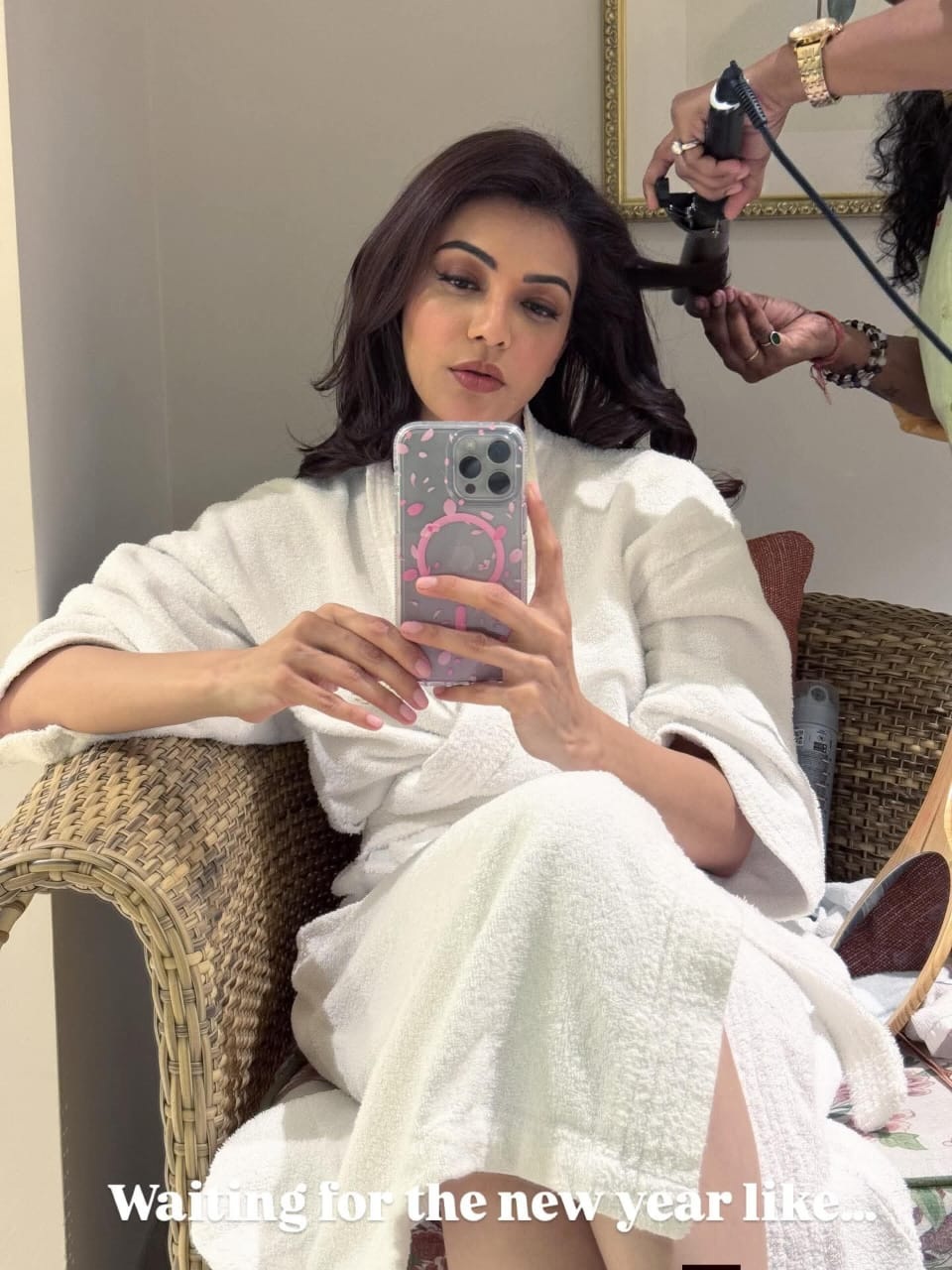 Kajal Aggarwal’s Festive New Year Photos Take the Internet by Storm