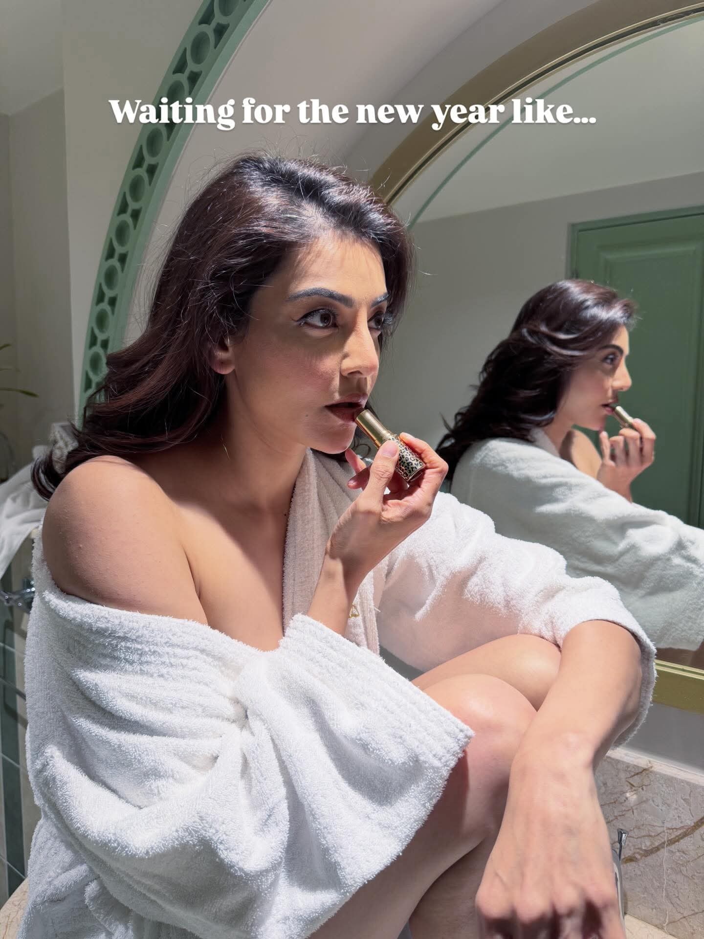 Kajal Aggarwal’s Festive New Year Photos Take the Internet by Storm