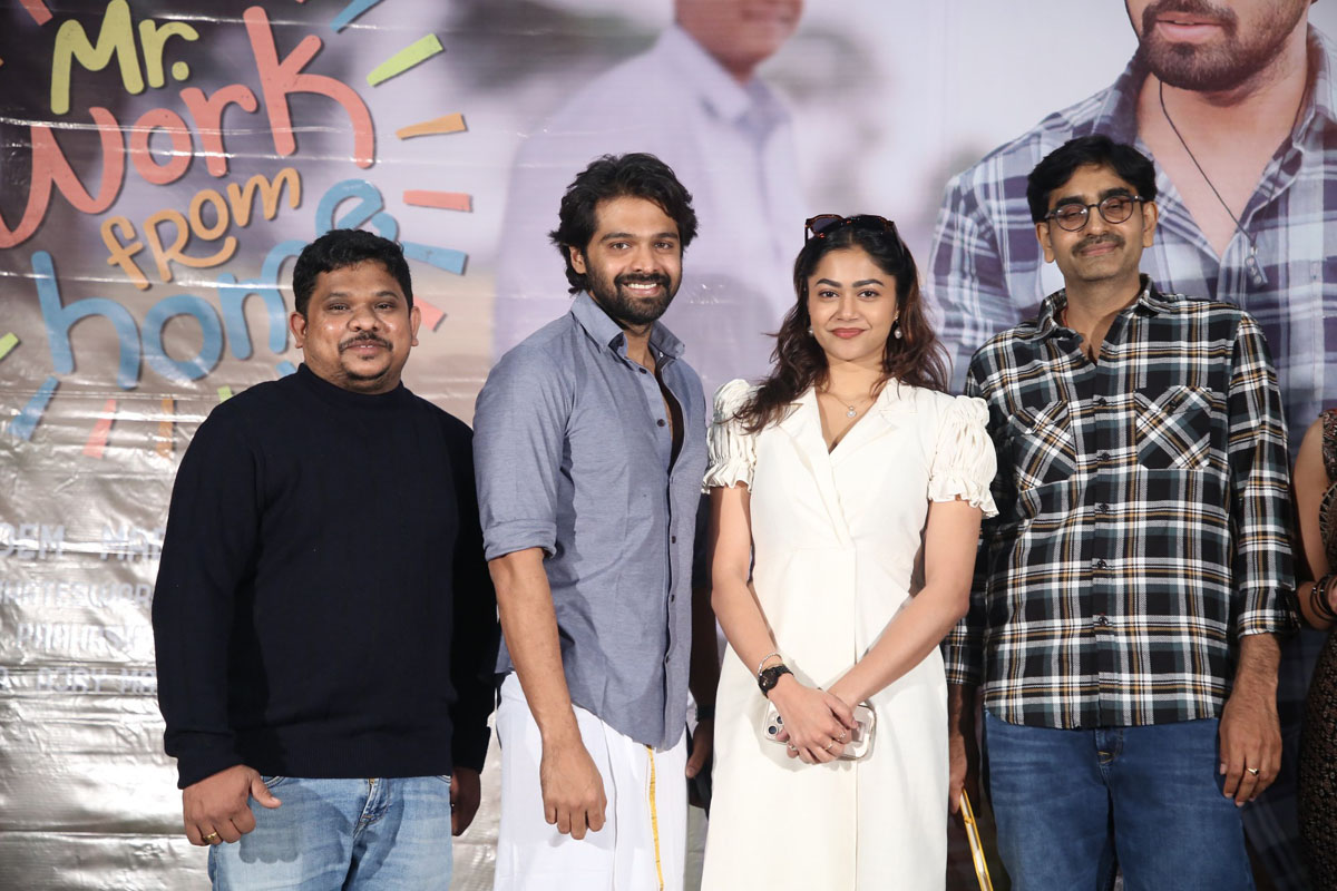 Funny work from home scene in film