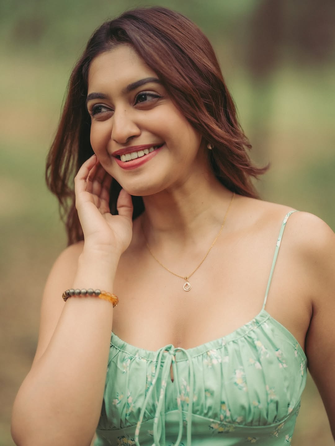 Prajna Poovamma glows with confidence and colorful style