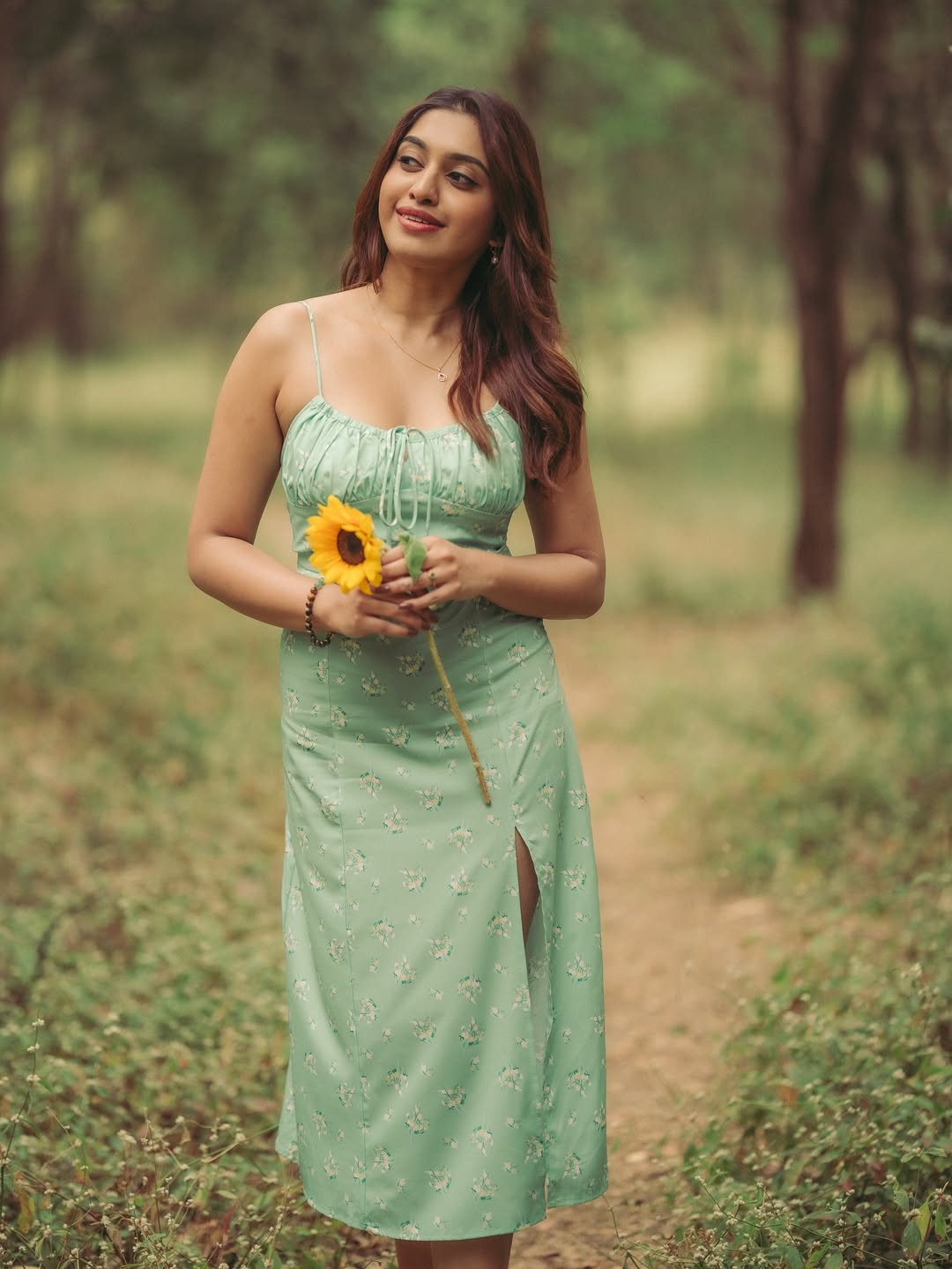 Prajna Poovamma blooms in nature inspired fashionable look