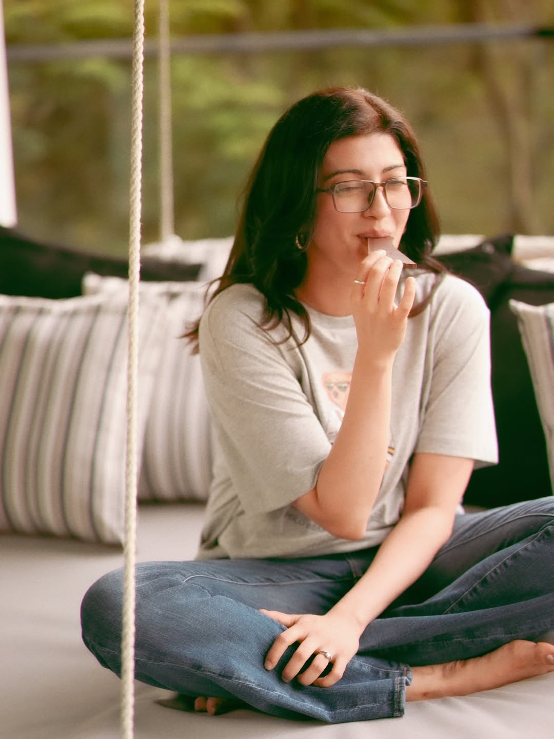 Pranitha Subhash in effortless everyday casual fashion