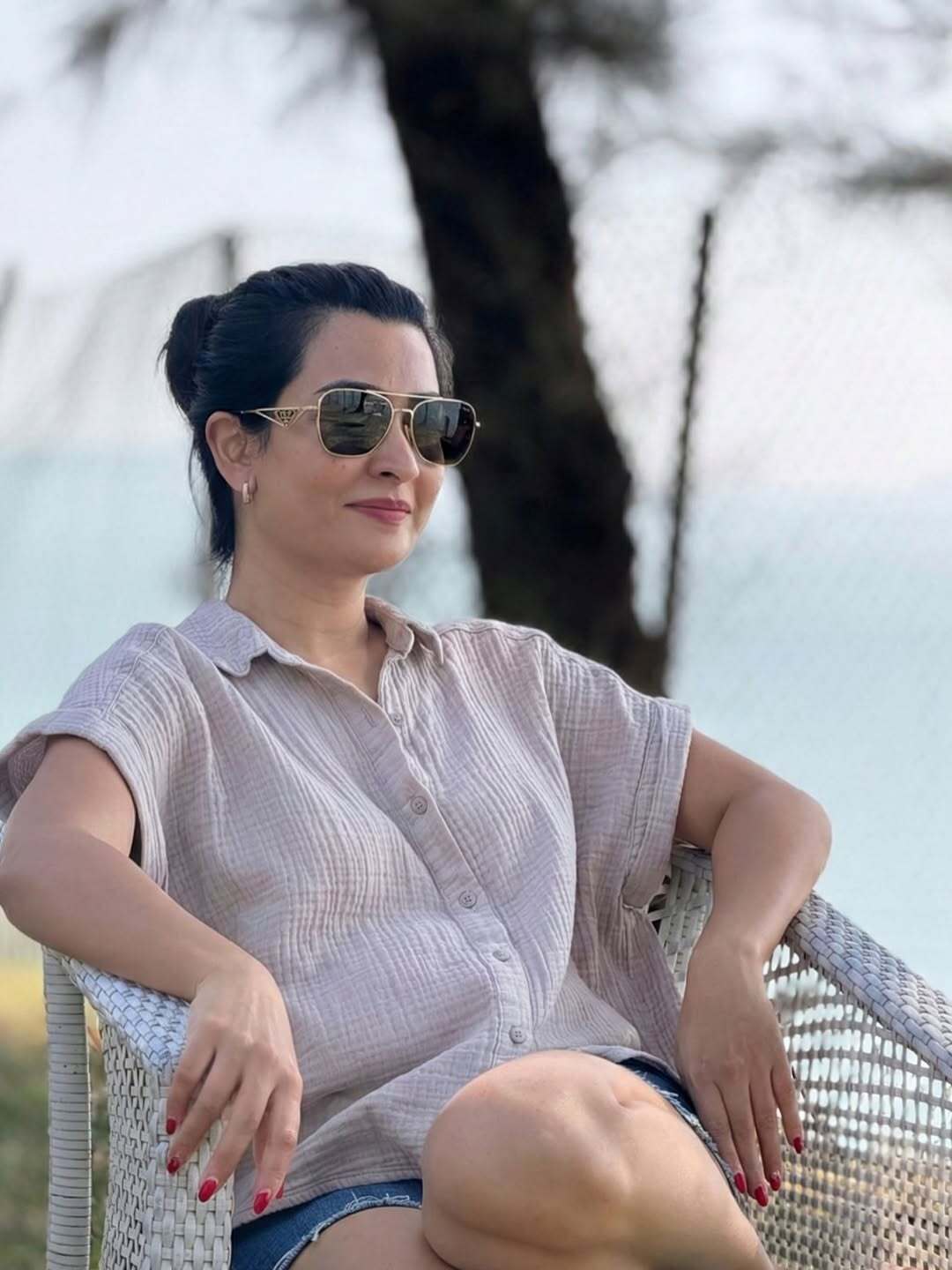 Radhika Pandit’s candid moments: Embracing simplicity and smiles