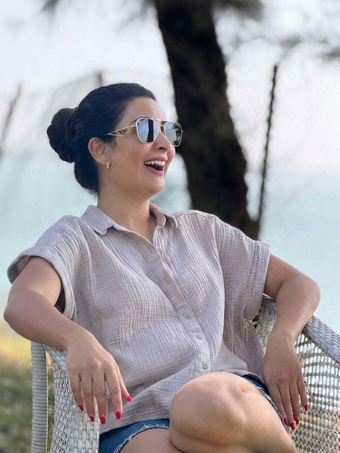 Radhika Pandit’s candid moments: Embracing simplicity and smiles