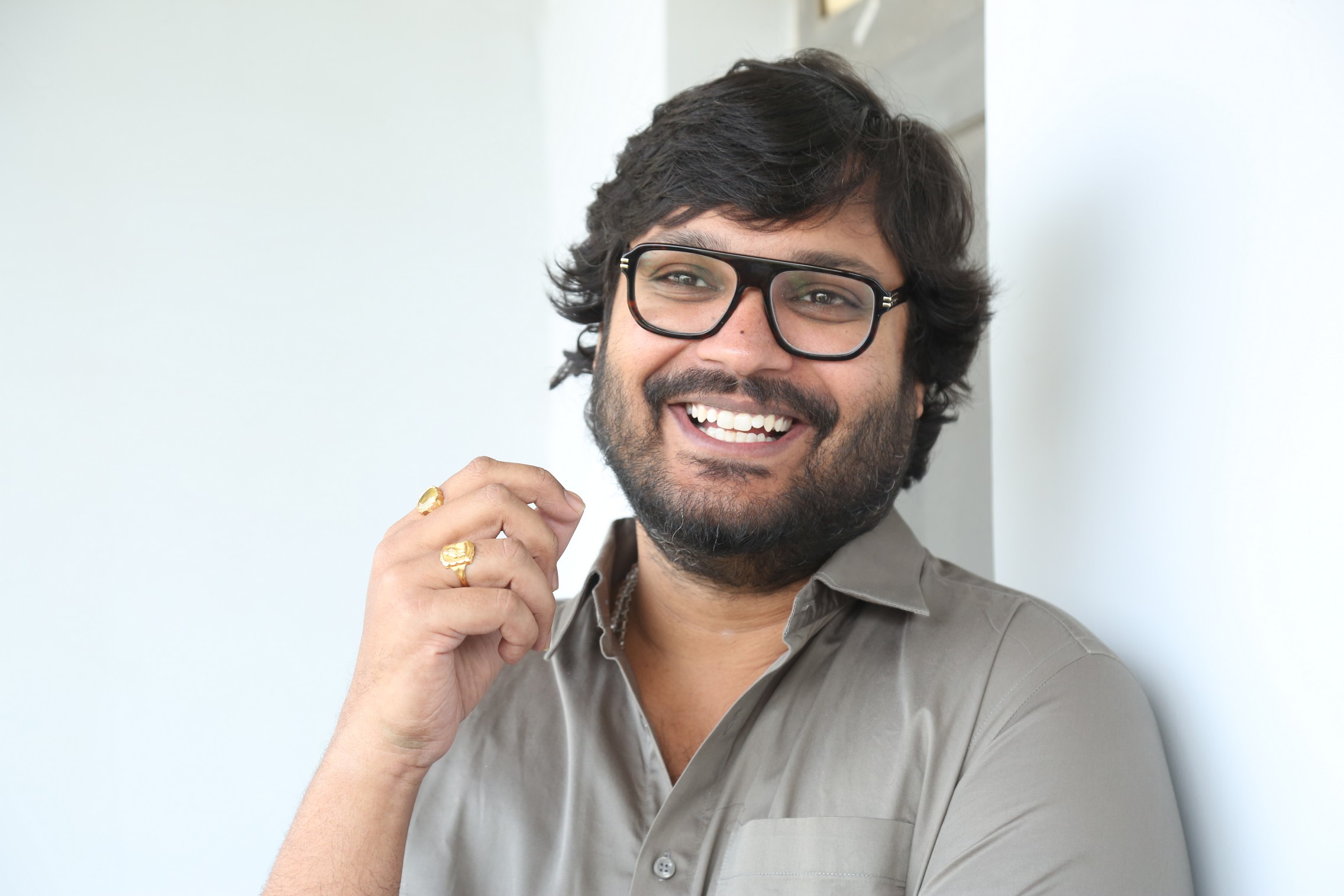 Ram Abbaraju sharp look with confident smile