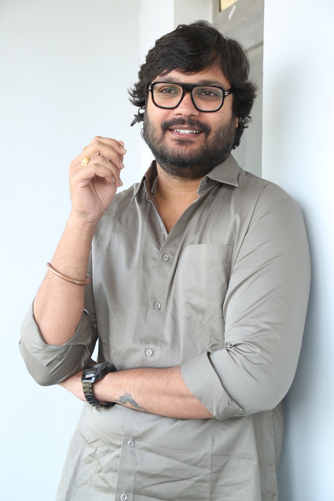 Ram Abbaraju casual chic confident pose