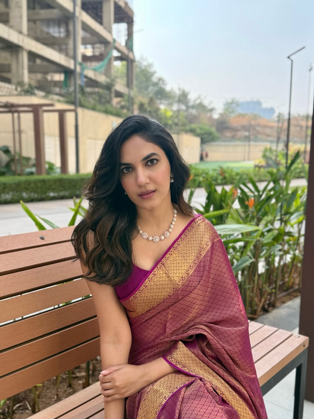 Ritu Varma blends classic saree with modern charm