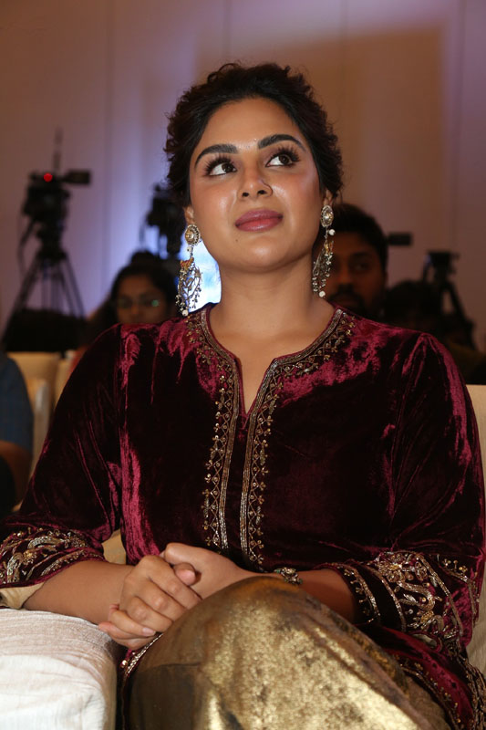Samyuktha Menon showcases grace in velvet attire