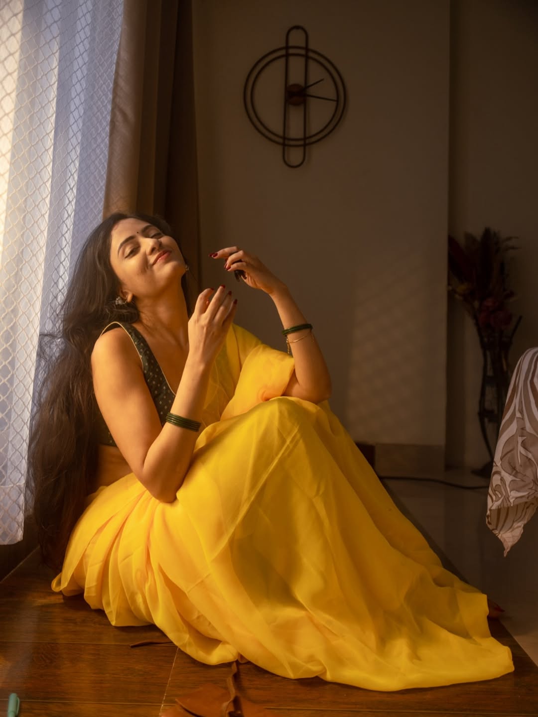 Sanya Thakur radiates sunshine in yellow elegance