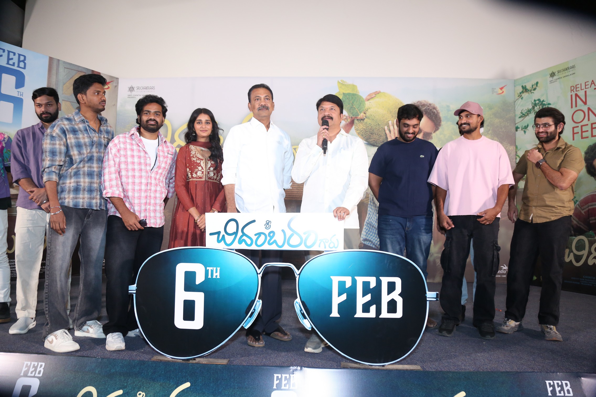 Sri Chidambaram Garu press meet atmosphere