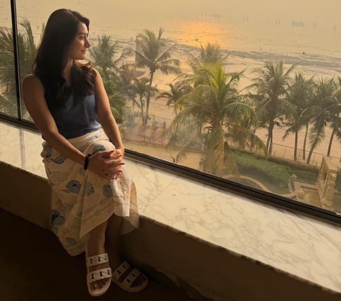 Sun Sand and Serenity Radhika Pandit welcomes the new year with breathtaking photos
