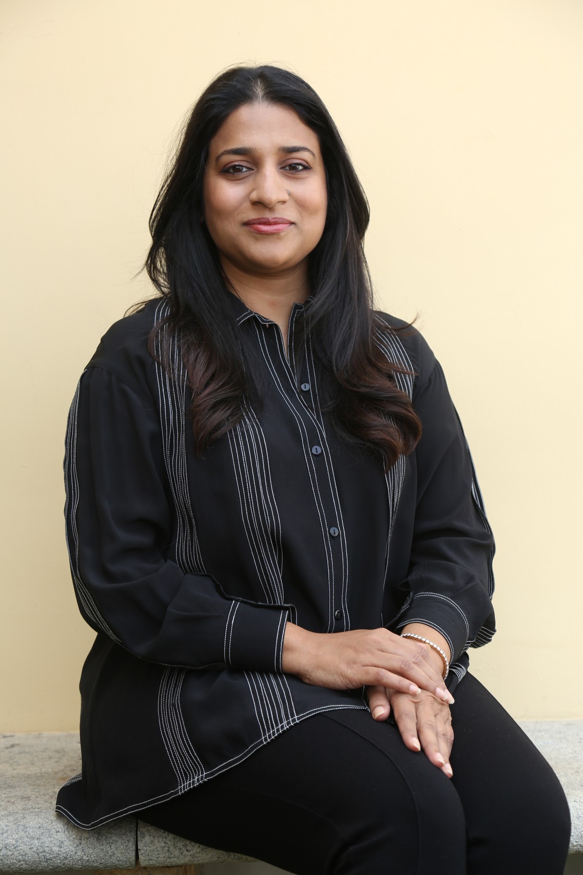 Sushmita Konidela sophisticated black on black style