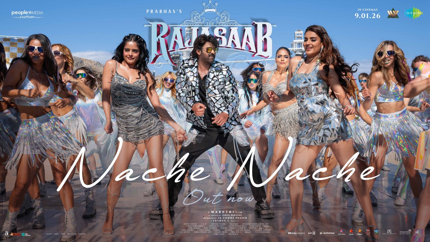 Nache Nache video song release from The Raja Saab
