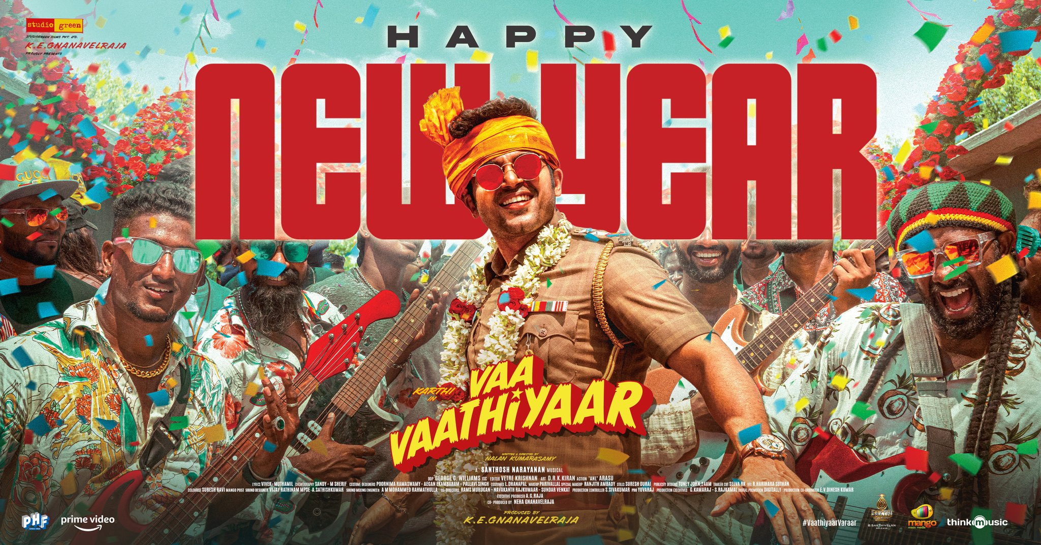 Vaa Vaathiyaar team New Year greeting