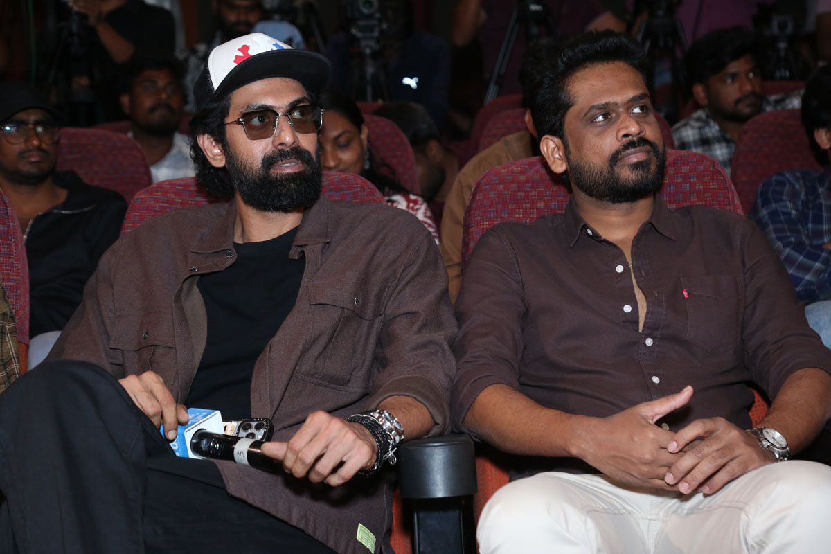 Rana Daggubati and Magesh Raj seated together