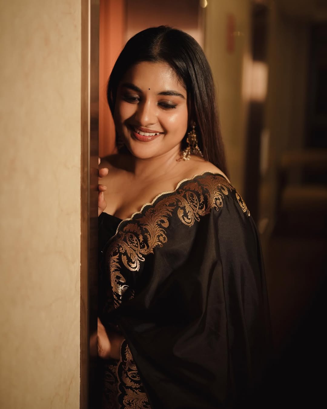 Nivetha Thomas timeless elegance radiant pose
