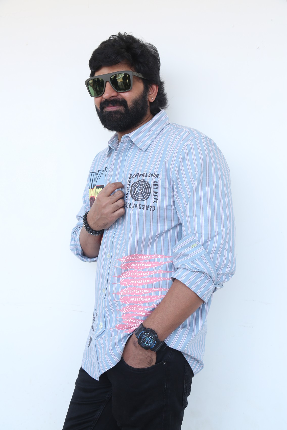 Sree Vishnu sharp fashion game in sunglasses