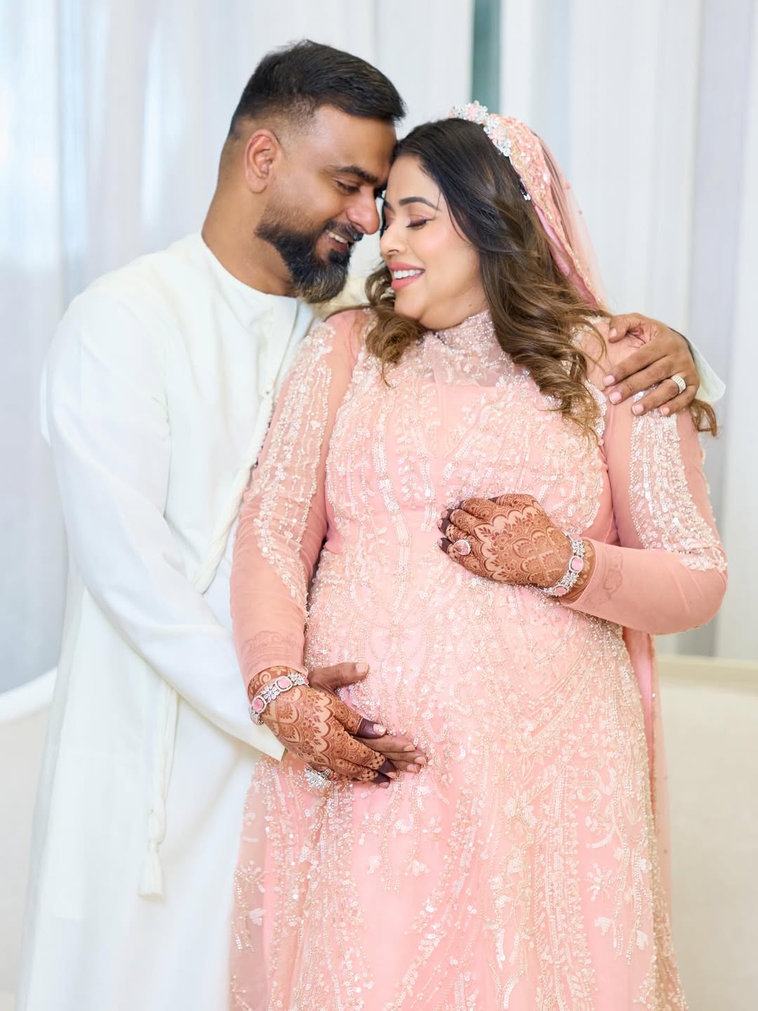 Shamna Kasim baby shower photos