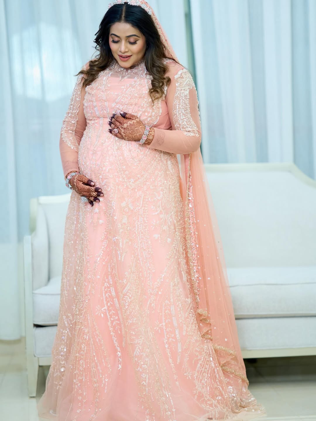 Shamna Kasim baby shower photos