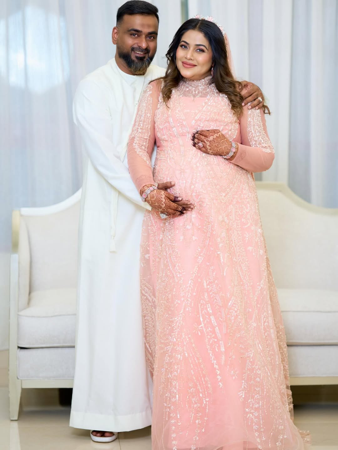 Shamna Kasim baby shower photos