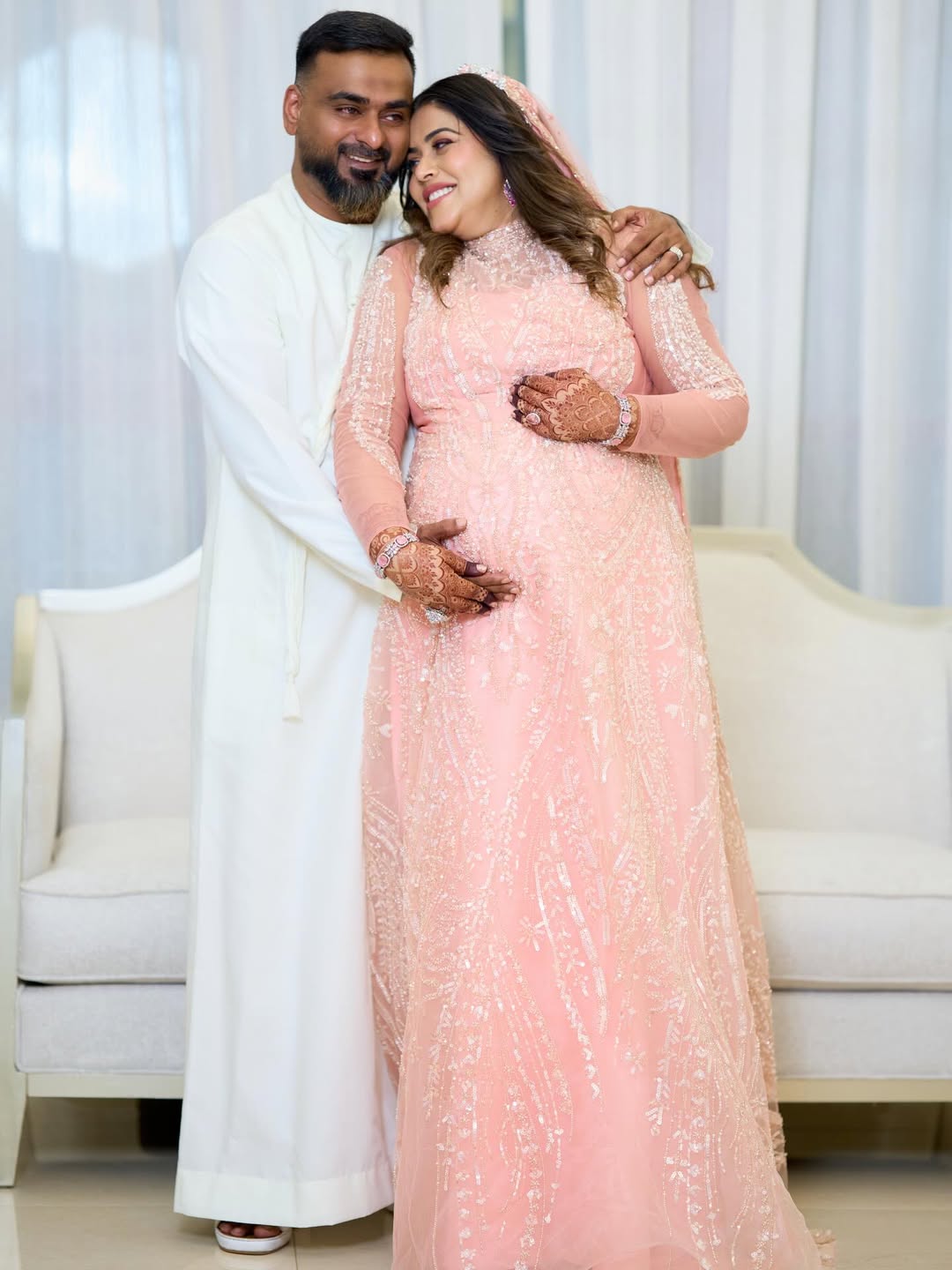 Shamna Kasim baby shower photos