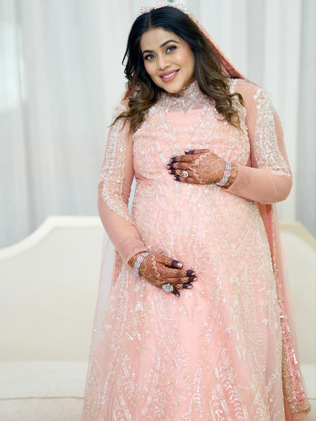 Shamna Kasim baby shower photos