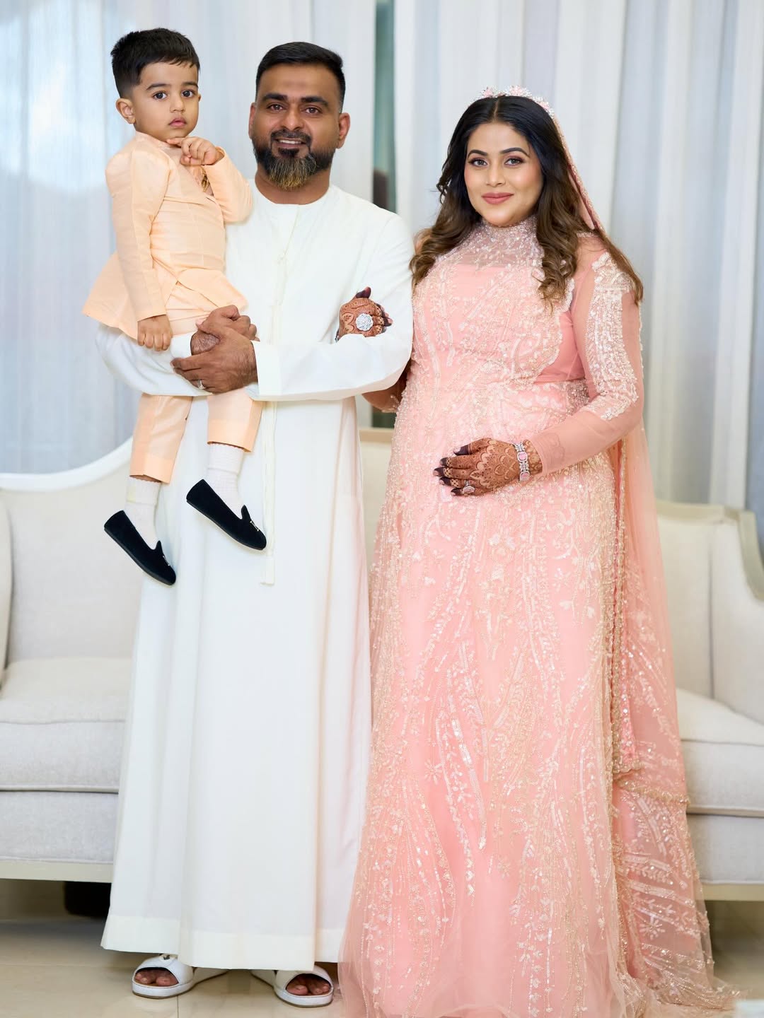 Shamna Kasim baby shower photos