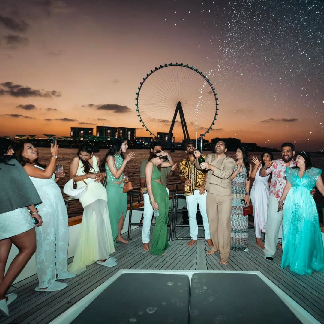 Allu Sirish Pre Wedding party photos