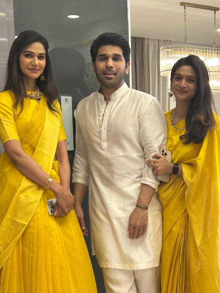 Allu Sirish Haldi Ceremony photos