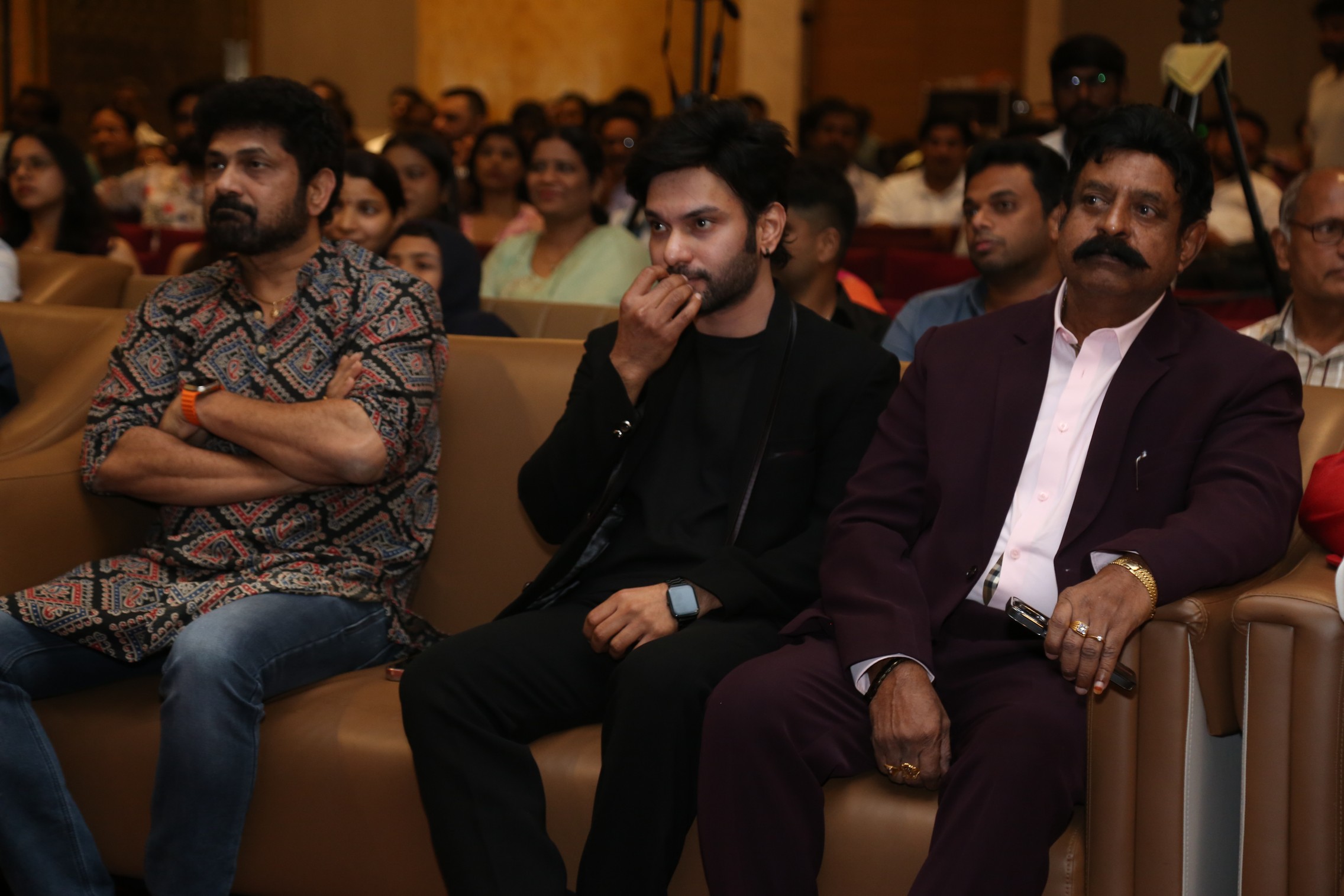 Event stage glowing with festive atmosphere