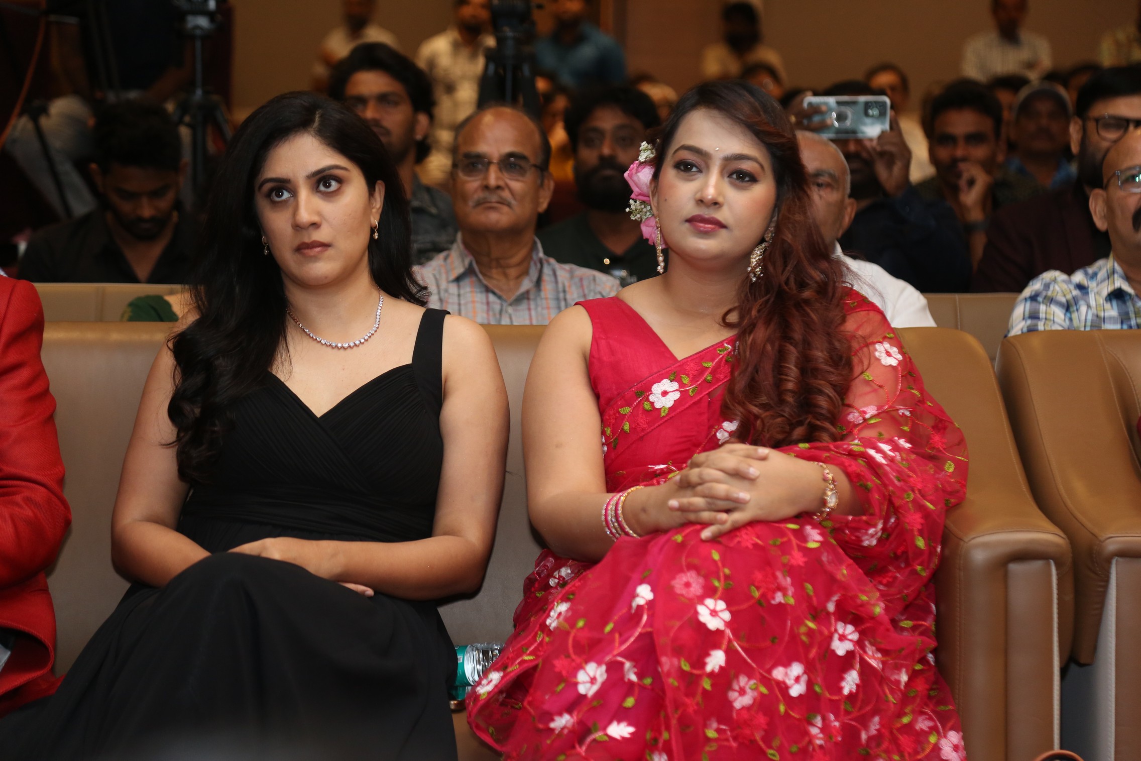 Cast gathered during pre release function