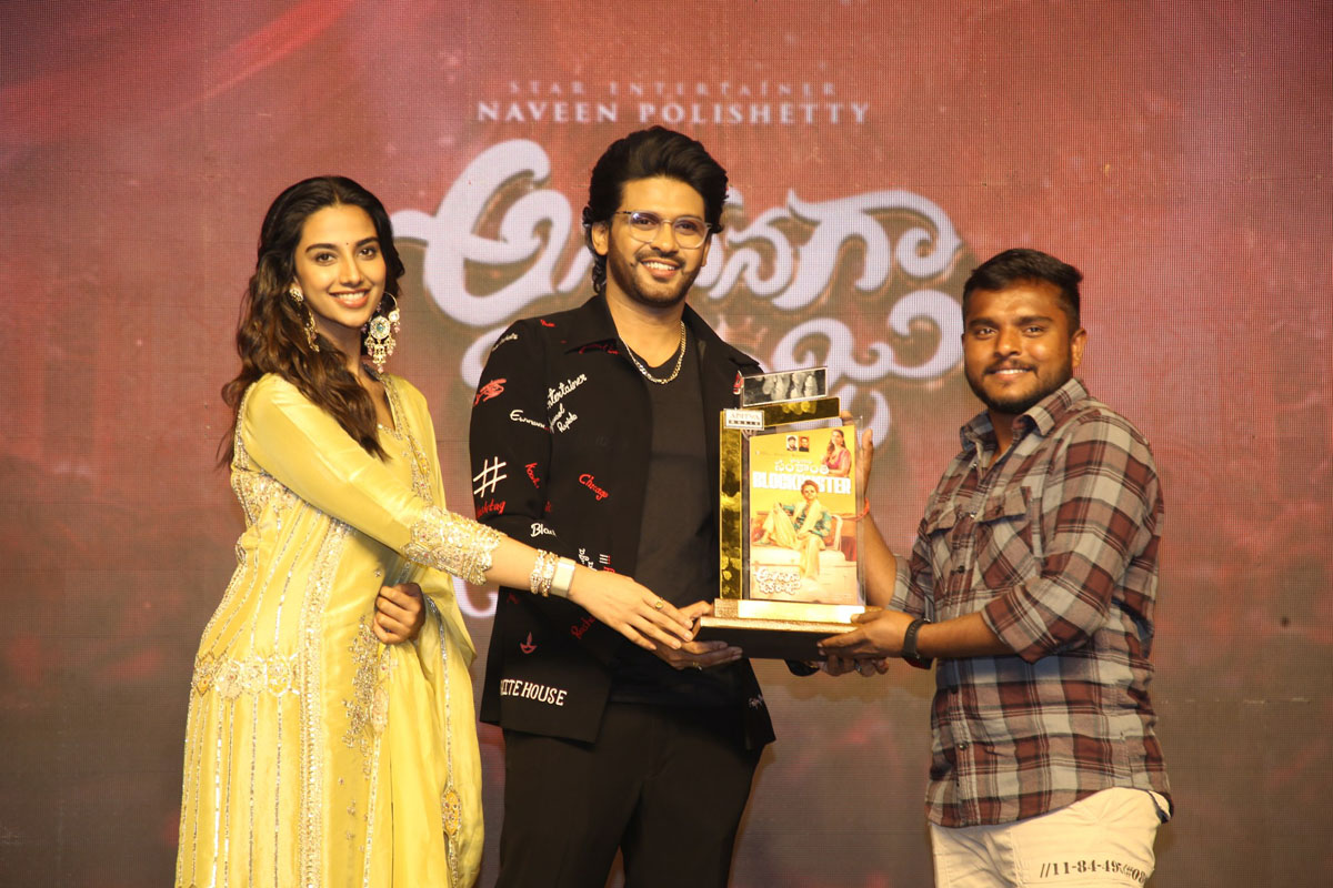 Cast sharing proud celebration moment