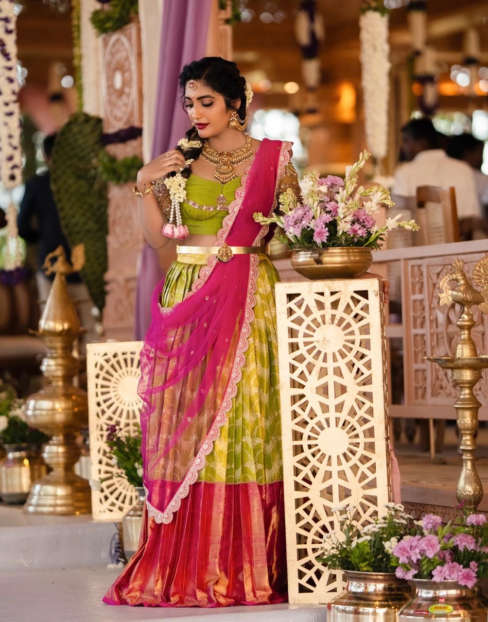 Ananya Rajashekar stylish festive traditional appearance