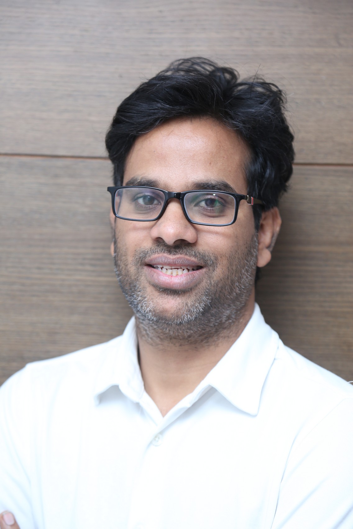 Anudeep KV stylish suit and glasses look