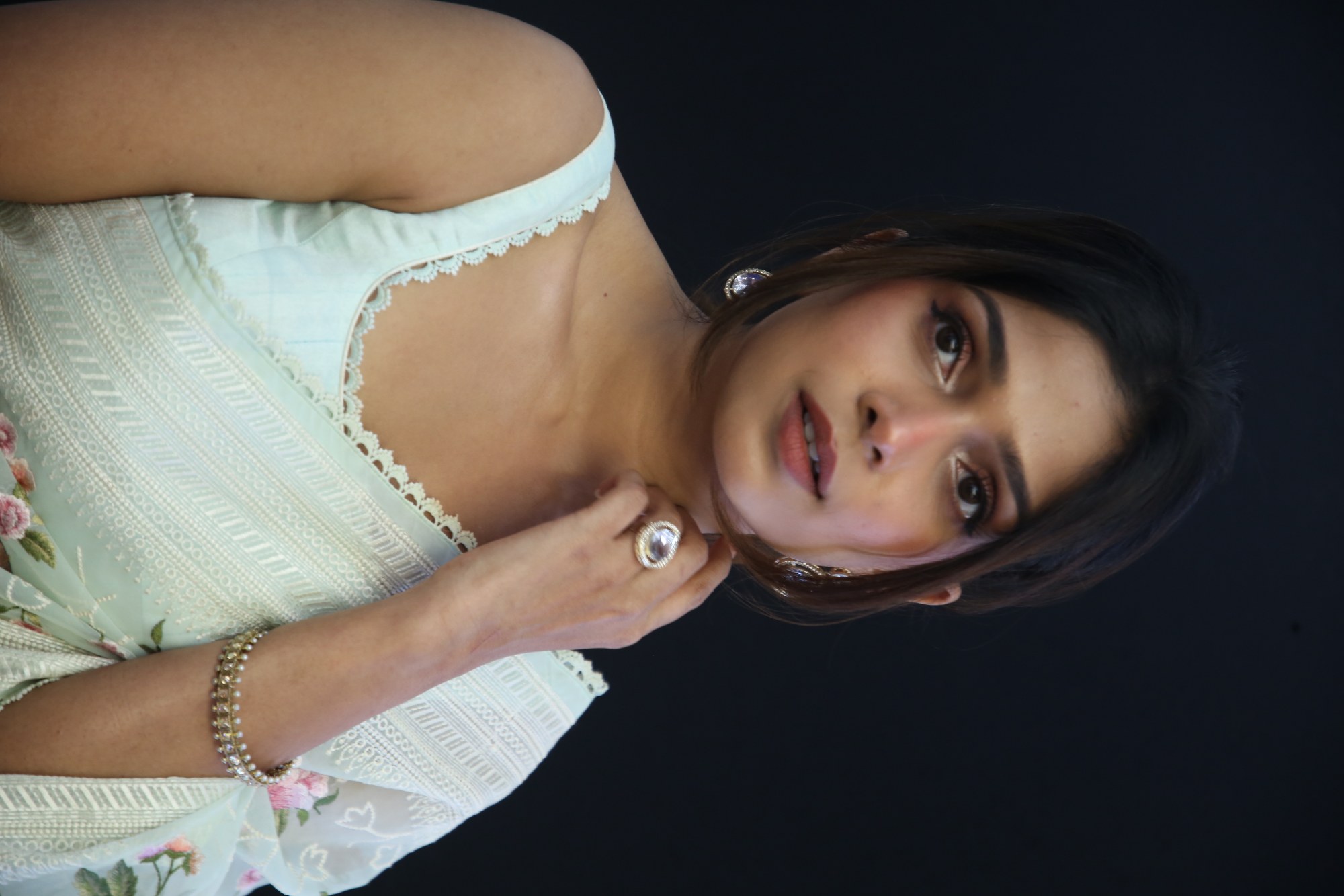 Ayaana shining in elegant sparkling attire