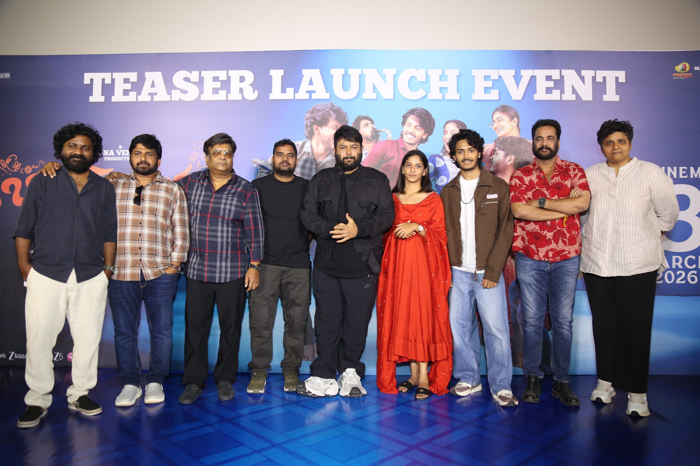 Band Melam cast and crew group photo